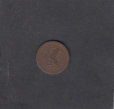 Beschrijving: 1 Cent WILLEM III